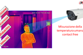 Misurazione della  temperatura umana  contact free